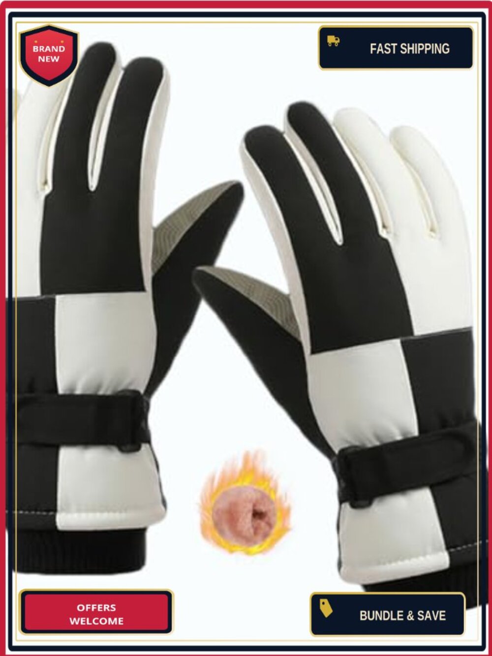 Waterproof Ski Snowboarding Gloves Women's Touchscreen Thermal Winter Snow